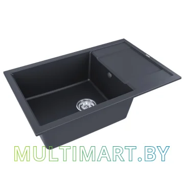Кухонная мойка Paulmark Flugen PM317850-AN (антрацит) картинка 2